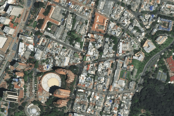 Satelite image of Cartagena